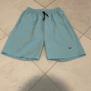 Lacoste Men's Sky Blue Athletic Shorts